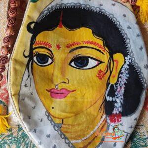 Bead Bag Hand Painted Radharani-Large Size