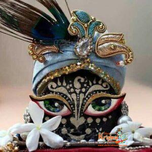 Krishna Hand Painted Ladoo Gopal Shaligram