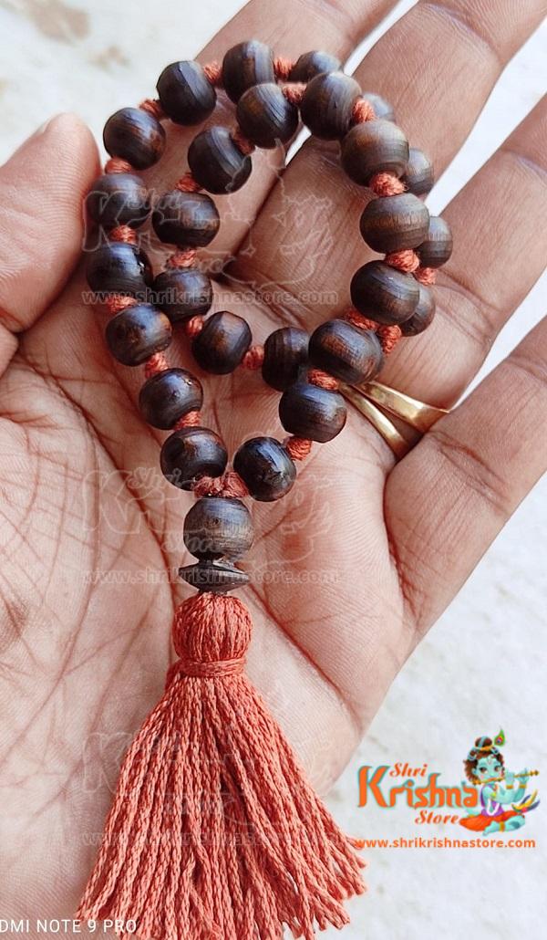 Shyam Black Tulsi Beads Original Kanthi Mala