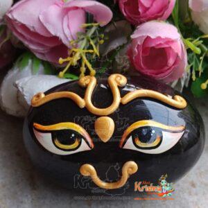 Hand Painted Laddu Gopal Shaligram Sila