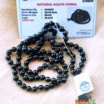 Certified Original Black Agate Hakik Mala