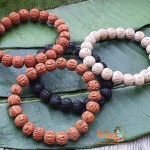 Radha Engraved Tulsi Bracelet -Pack of 4