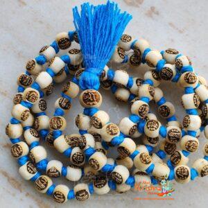 Shri Radha Krishna 108 + 1 Beads Tulsi Japa Mala