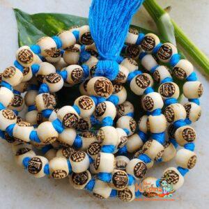 Shri Radha Krishna 108 + 1 Beads Tulsi Japa Mala