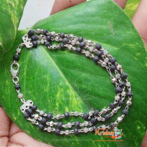 Three Layer Silver Mala For Gopal Ji Ki