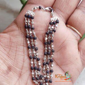 Three Layer Silver Mala For Gopal Ji Ki