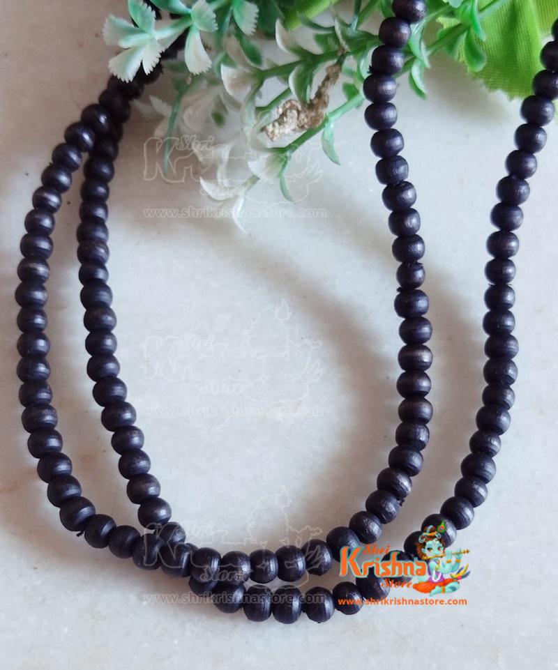 Two Round Round Tulsi Beads Shyama Kanthi Mala