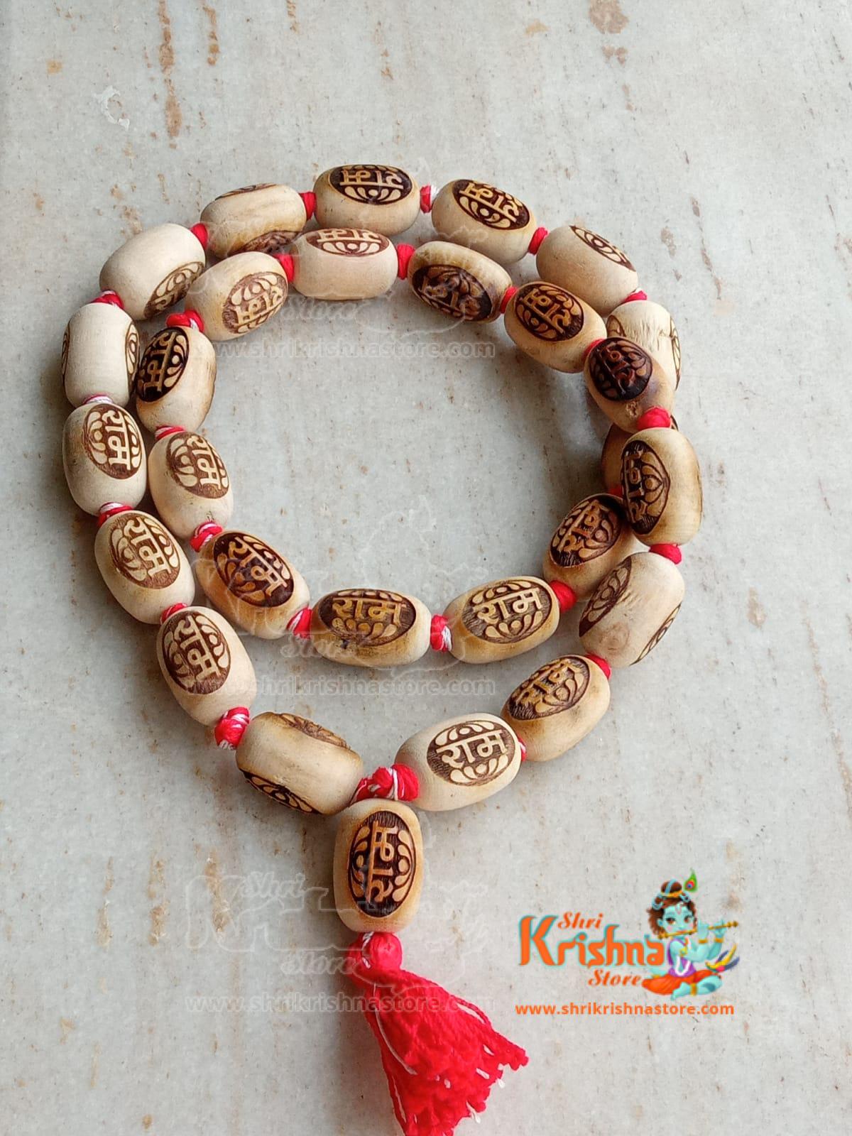 Ram Naam 27 Beads + 1 Guru bead Tulsi Jap Mala