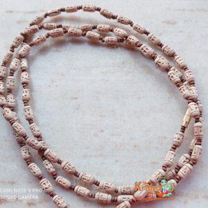 Ram Naam Handmade Tulsi Beads Two Round Kanthi Mala