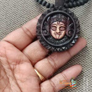 Jai Kali Shakti Tulsi Locket Mala - Premium / Power