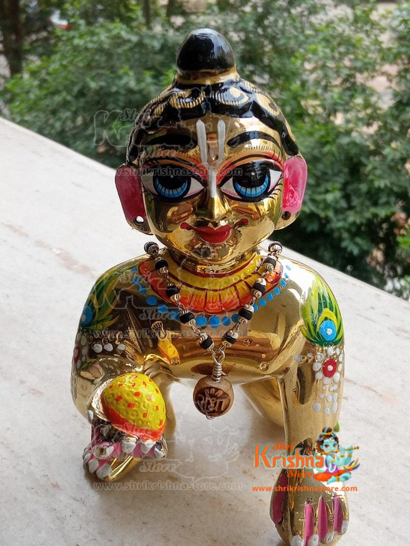 Ashtadhatu-Brass Laddu Gopal Ji - 8 No