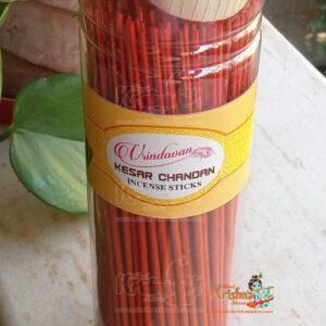 Keshar Chandan Agarbatti Sticks-Vrindavan Dhaam-350 Gram