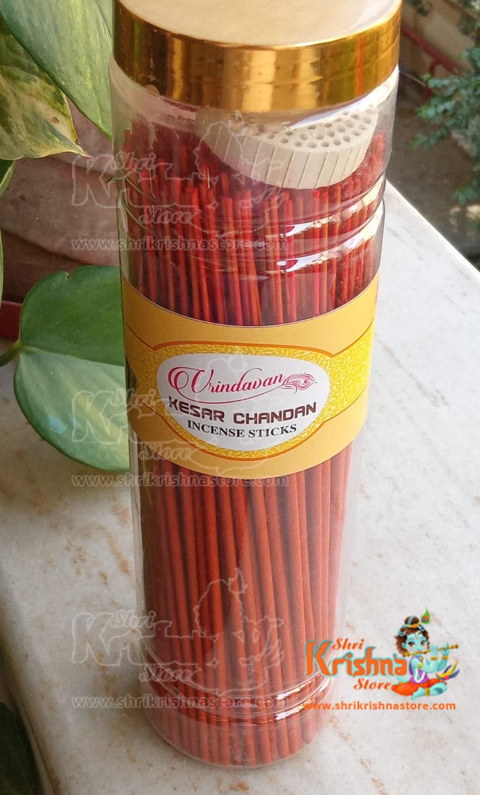 Keshar Chandan Agarbatti Sticks-Vrindavan Dhaam-350 Gram