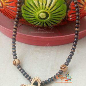 Shri Krishna Flute Pure Tulsi Locket Mala