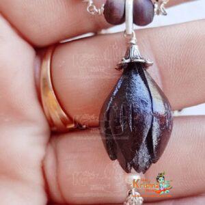 Each and every original Tulsi Locket Mala is a Very Fine Hand work of art. They will vary slightly in size, colour and design