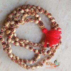 Ram Naam tulsi Japa Mala 108 + 1 Beads Super Fine Quality - 8 mm Tulsi Beads