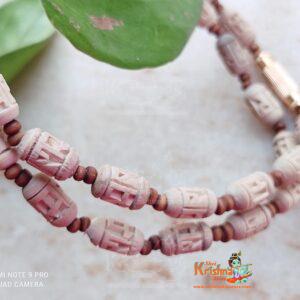 Ram Naam Handmade Tulsi Beads Two Round Kanthi Mala