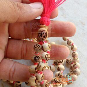 Ram Naam tulsi Japa Mala 108 + 1 Beads Super Fine Quality - 8 mm Tulsi Beads