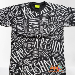 Hare Krishna Maha Mantra Devotional T-Shirt For Childs