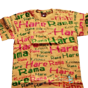 Hare Krishna Maha Mantra Devotional T-Shirt For Childs