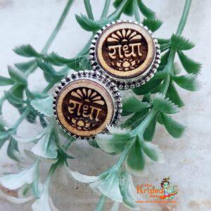 Radha Carved Silver Tulsi Tops – Premium / Classic