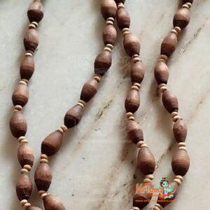 Mridanga Shape Shayma Tulsi Beads Kanthi Mala