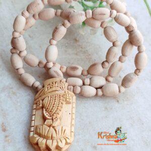 Shri Krishna Charan Tulsi Locket Mala buy online from our store.Each and every original Tulsi Krishna Locket Mala is a Very Fine Hand work of art.