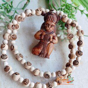 Shri Bajrang Bali Tulsi Locket Handmade Original Mala