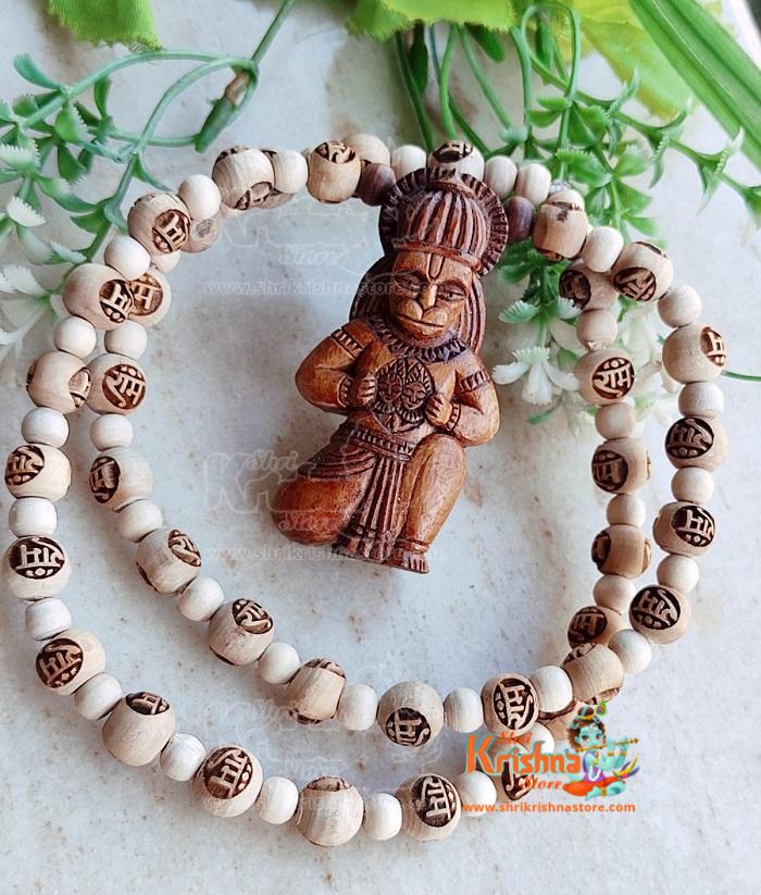 Shri Bajrang Bali Tulsi Locket Handmade Original Mala