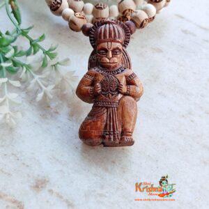Shri Bajrang Bali Tulsi Locket Handmade Original Mala