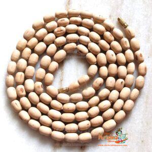 3 Round original Tulsi Kanthi Mala Ovel Shape 8mm Bead Size 52 Inches