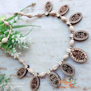 Hare Krishna Mahamantra Mala WIth Radhe Name Locket