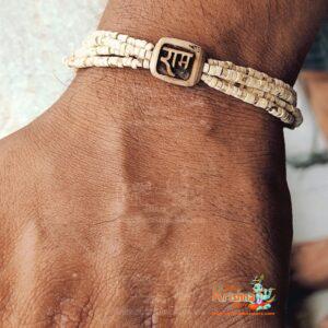Ram Tulsi Beads Triple Layer Twisted Original Shyama Tulsi Bracelet