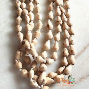 Original Tulsi Mridanga Shaped Japa Mala 108 and 1 Beads Chanting Mala with Big Beads