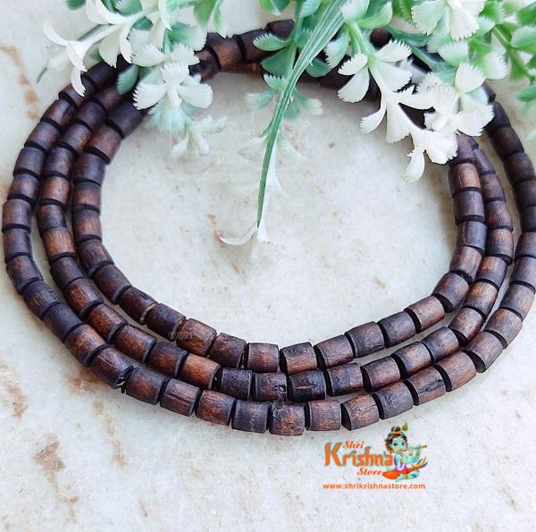Black Shyama Tulsi 2 Round Kanthi Mala – Super / Eye Catcher