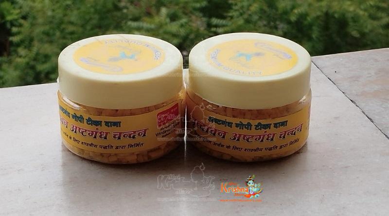 Ashtagandha Yellow Chandan Vrindavan Dhaam Pack Of Two-50 g