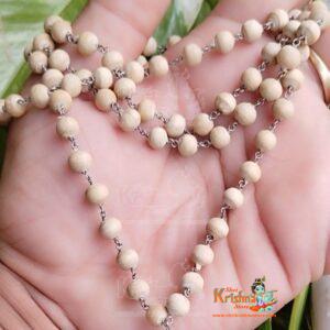 108+1 Ram Krishna Guru Beads Silver Mala For Chanting And Wearing