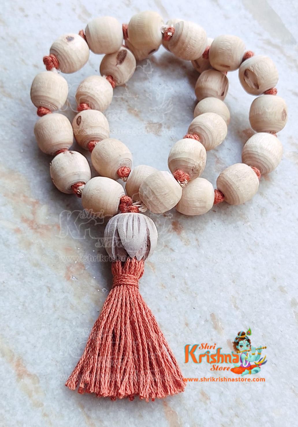 27 Beads Fine Quality Tulsi Japa Mala Beautiful Design