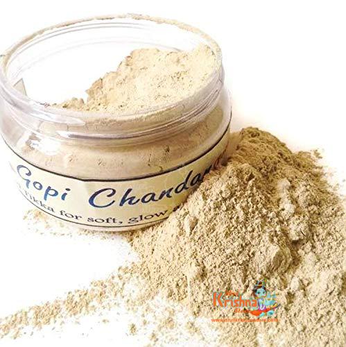 100% Pure Natural Gopi Chandan Powder Multi Purpose Use Devotee Scented Sandal for Pooja