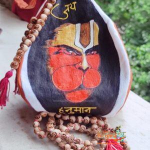 Ram Naam Jap Mala, Sita Ram Counter Mala and Ram Bhakt Hanuman Bead Bag Set