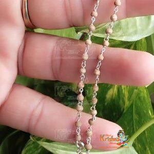 Tiny Beads Tulsi Silver Kanthi Mala