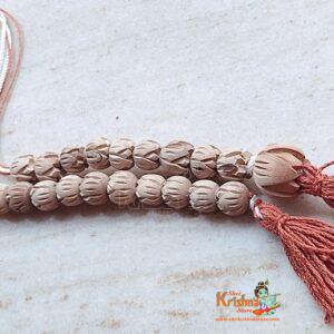 Beautiful Design Tulsi Lotus Beads Original Counter Mala