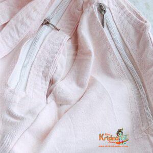 Light Colour Pure Corton Mayapuri Khadi Cotton Japa Mala Bag