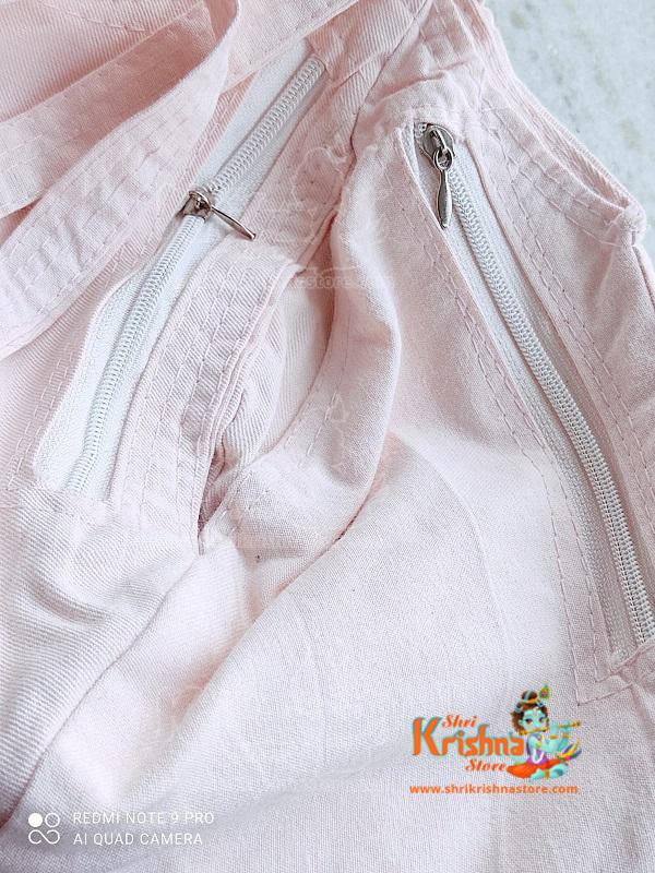 Light Colour Pure Corton Mayapuri Khadi Cotton Japa Mala Bag