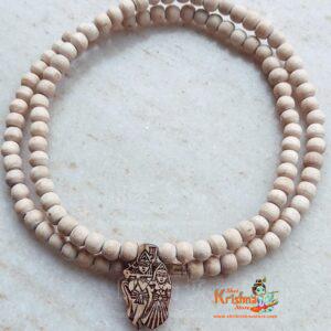 Jugal Jodi Radha Krishna Tulsi Locket Mala With 108 Tulasi Beads