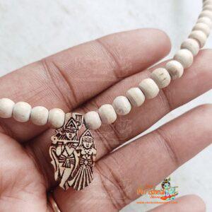 Jugal Jodi Radha Krishna Tulsi Locket Mala With 108 Tulasi Beads