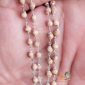 Silver Tulsi Beads Kanthi Mala
