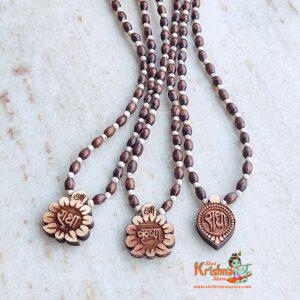 Shri Radha,Shri Krishna, Radha Naam Tulsi Locket Mala