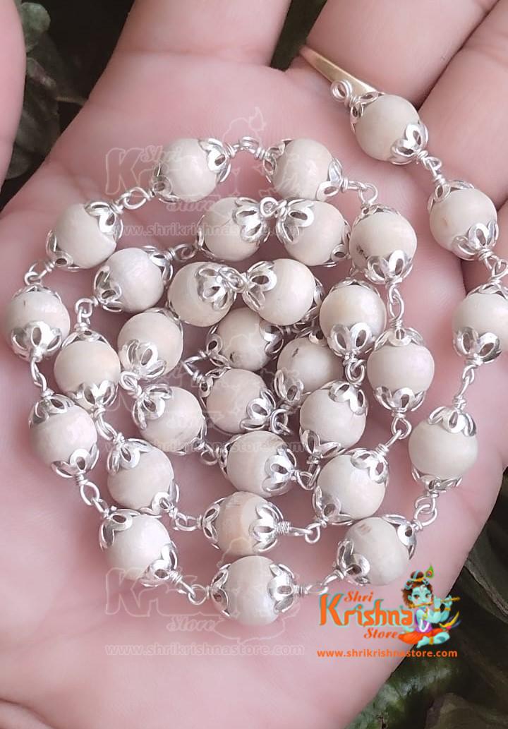 Pure Silver Capping Original Tulsi Kanthi Mala
