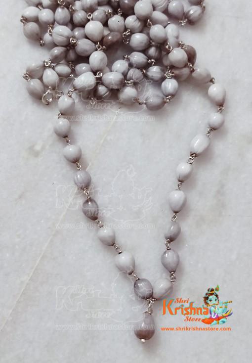 Vaijayanti Mala 108+1 Beads in Silver
